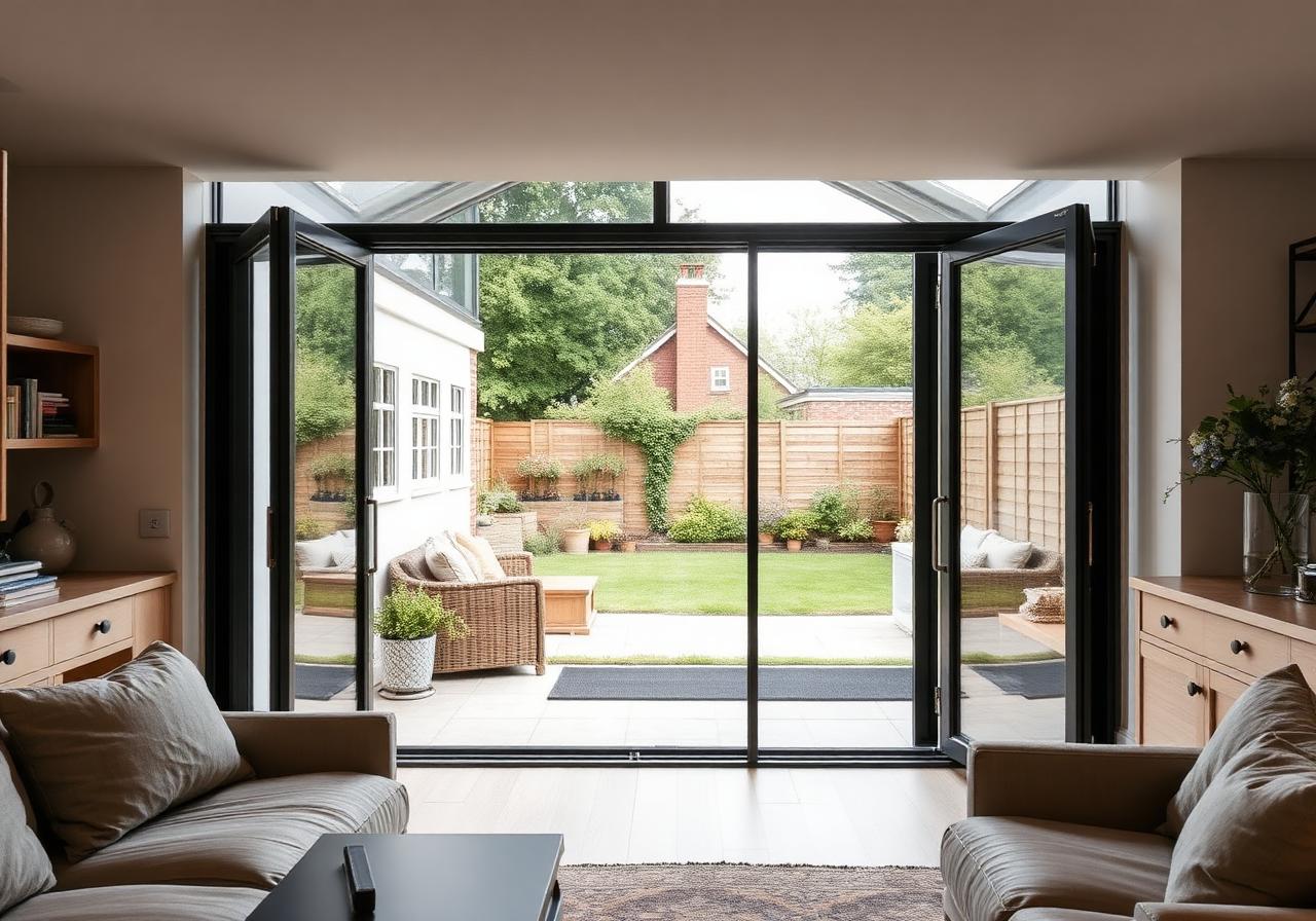 Garden-room bifolds for a busy family home